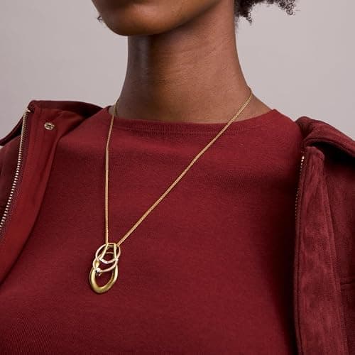 Pixie Wing Vesta Ring Keeper Necklace, 18k Gold-Plated Engagement Ring Holder for Women (17.7" chain with 4'' extender) thumbnail 6
