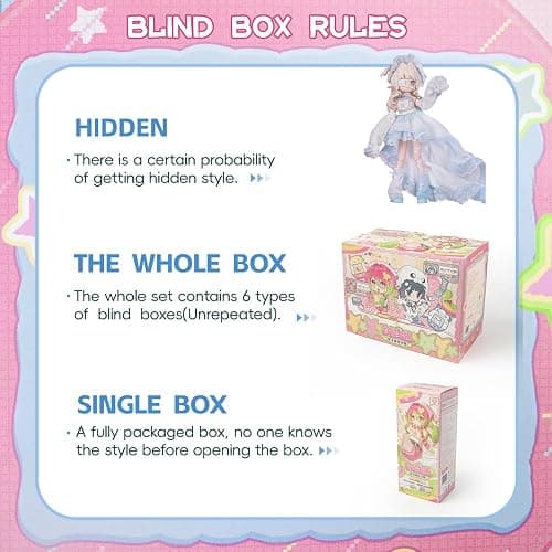 XiDonDon New Electronic Cute Pet Series Blind Box Mystery Box Action Collectable Anime Figure Model Gift 1/12 BJD Doll Toys,No Extra Gifts (Single Box) thumbnail 4