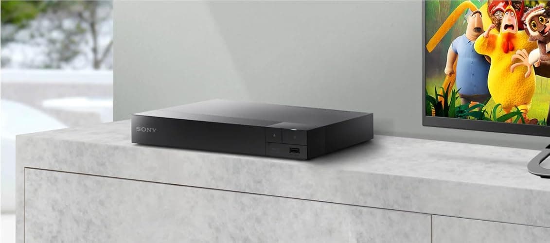 Sony BDP-S1700U Full HD 1080p Blu-ray DVD Player with HDMI Cable | Dolby Digital TrueHD/DTS, DVD Upscaling, Ultra-Compact, Triluminos Color, Front USB thumbnail 4