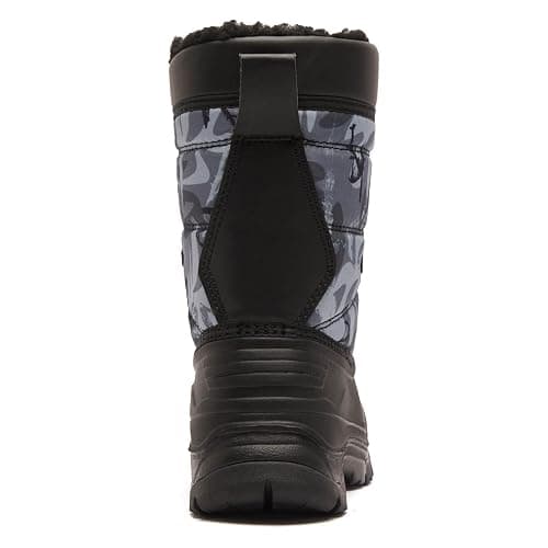 BODATU Boys' Waterproof Winter Snow Boots with Insulation for Cold Weather thumbnail 5