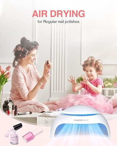 TOUCHBeauty Nail Dryer for Normal Nail Polish with Air Dryer and LED Nail Polish Drying Device （Not for Gel Nail Polish Christmas Gift for Kids 2130 - 2130aa thumbnail 3