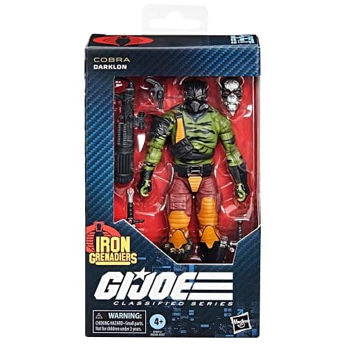 G.I. Joe Classified Series #155, Darklon, Collectible 6 Inch Action Figure with 6 Accessories | G.I. Joe Classified 6 Inch Action Figure Wave 21 - Darklon #155 thumbnail 4