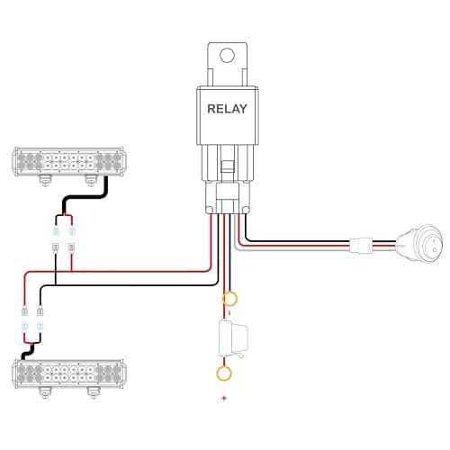 Nilight ZH303 2PCS 6.5 Inch 120W Spot & Flood Combo Driving 16AWG Wiring Harness for Led Work Light Triple Rows Off-Road Truck Car ATV SUV, 2 Years Warranty, White thumbnail 4