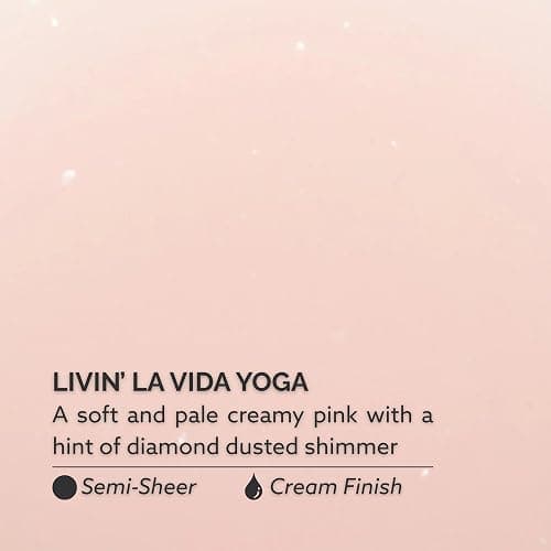 Dazzle Dry Nail Lacquer (Step 3) - Livin' La Vida Yoga - A soft and pale creamy pink with a hint of diamond dusted shimmer. Semi-sheer cream. (0.5 fl oz) thumbnail 3