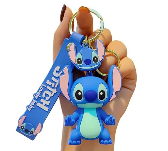 UIHJASO Cartoon Keychains for Boys and Girls, Anime Kawaii Keychain, Cute Backpack Key Key Chain Accessories Wristlet chain Car Charms - Image 1