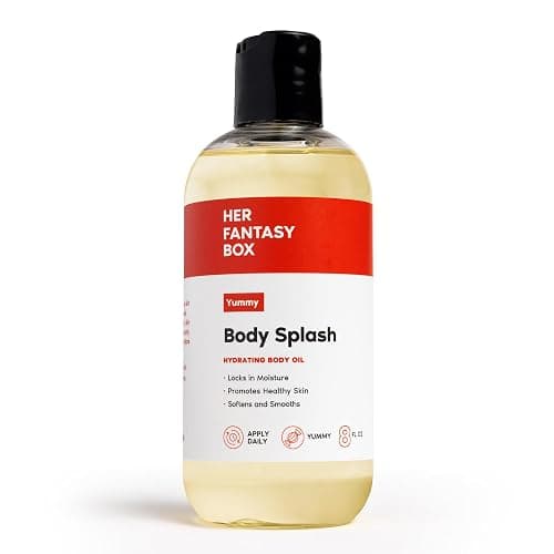 Her Fantasy Box | Body Splash Hydrating Body Oil (Yummy) - Moisturizing, Non-Greasy Formula for Soft, Smooth Skin - All-Natural, Lightweight & Nourishing - Image 1