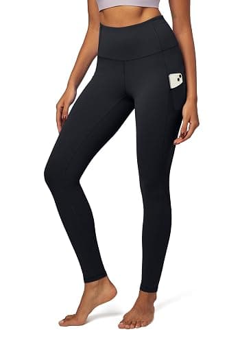 IUGA Leggings with Pockets for Women High Waisted Yoga Pants Women Tummy Control Workout Compression Running Leggings - Image 1