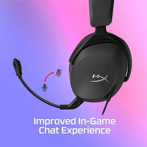 HyperX Cloud Stinger 2 Core – PC Gaming Headset, Lightweight Over-Ear Headset with mic, Swivel-to-Mute mic Function, DTS Headphone:X Spatial Audio, 40mm Drivers,Black thumbnail 6