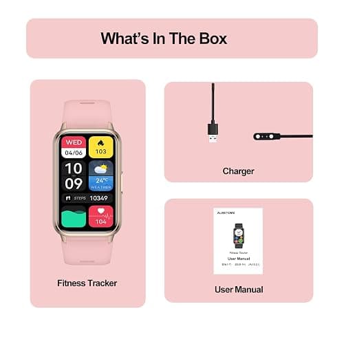 ALRETOME Fitness Tracker (Answer/Make Calls), Smart Watch for Women, with 1.47″ AMOLED Always-On Display, 24/7 Heart Rate, Sleep Tracking, 110+ Sport Modes, Waterproof, Compatible for Android Phone thumbnail 7