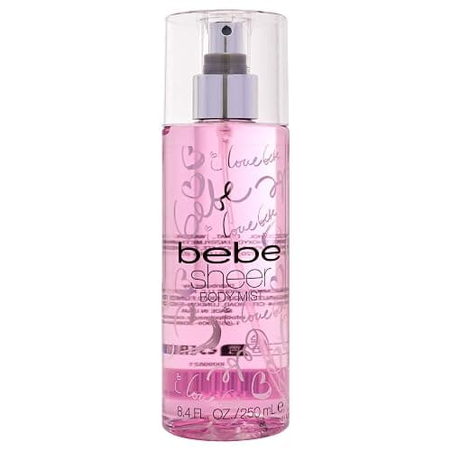 Bebe Sheer Body Mist - Body Spray for Women - Sensual & Flirtatious Women's Fragrance with Citrus Cocktail, Pink Peony & Sandalwood Notes Long-Lasting Fragrance Mist - 8.4 Fl Oz - Image 1