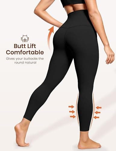 Laite Hebe Leggings for Women - High Waisted Full Length Buttery Soft Yoga Pants for Workout Athletic Daily thumbnail 4