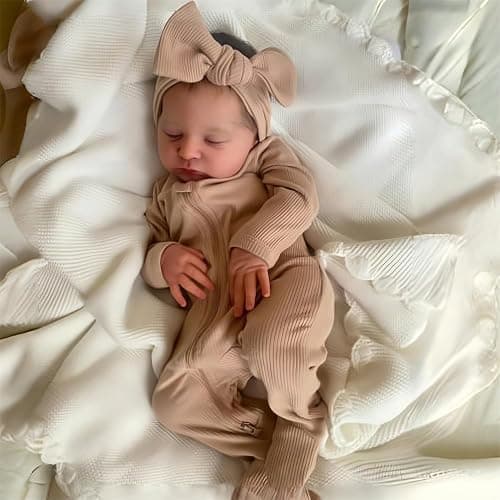 MAIHAO Reborn Baby Dolls 19 inch Lifelike Baby Dolls Cute Girls Soft Body Realistic Newborn Baby Dolls Real Life Handmade Dolls for Children's Gifts thumbnail 6