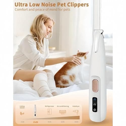 Furrybasic Pet Hair Trimmer, Furry Basic Paw Trimmer for Dogs, Low Noise Waterproof Rechargeable Pet Paw Trimmer for Paws, Ears, Face, Eyes thumbnail 2
