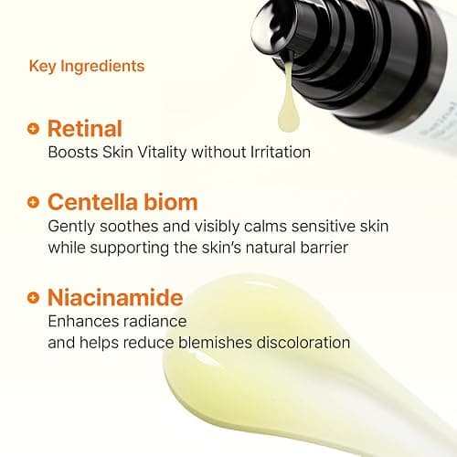 MEDITHERAPY Retinal Skin Booster Serum – Beginner Friendly Non-Irritating Retinaldehyde for Face and Body – Anti-Aging Retinol Pore Minimizer for Blemish Prone Skin– Korean Skin Care, 5.07 Fl.Oz Large thumbnail 6
