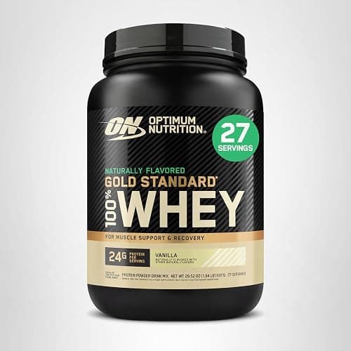 Optimum Nutrition Gold Standard 100% Whey Naturally Flavored Protein Powder, Vanilla, 1.9 Pound (Packaging May Vary) thumbnail 12