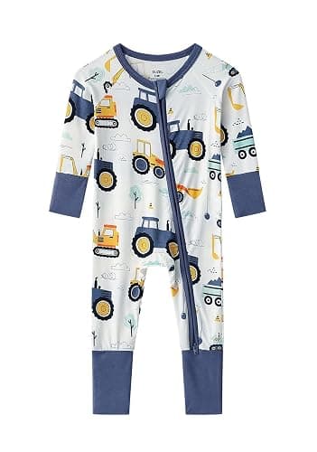 SUZEL Baby Viscose from Bamboo Footless Pajamas Boys Girls Zippy Pjs Sleep 'N Play Romper - 0-24 Months thumbnail 3
