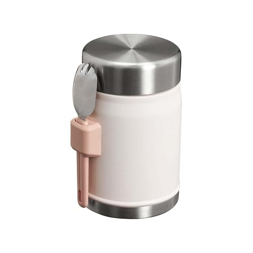 STANLEY Classic Legendary Thermobehälter Für Essen Mit Göffel 400 ml - Hält 7 Stunden Heiß Oder Kalt - Edelstahl Warmhaltebehälter - BPA-Frei - Spülmaschinenfest - Rose Quartz thumbnail 9