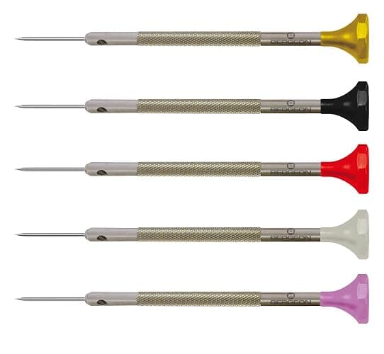 Bergeon 30081-P05 Stainless Steel Assortment of 5 Screwdrivers - Swiss Made - Image 1
