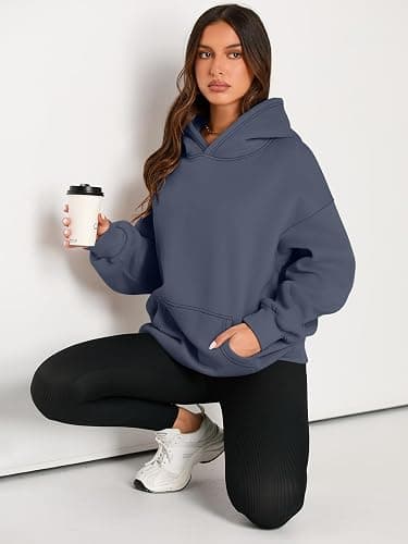 EFAN Womens Hoodies Oversized Sweatshirts Pullover Fleece Sweaters Long Sleeve Winter Fall Outfits Fashion Y2k Clothes thumbnail 5