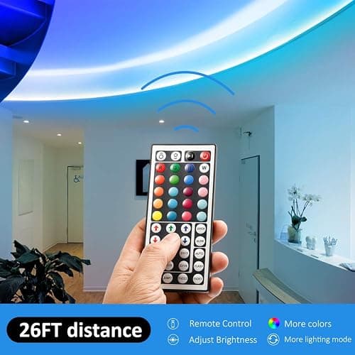 DAYBETTER Led Strip Lights 32.8ft Kit with Remote and Power Supply Color Changing thumbnail 4