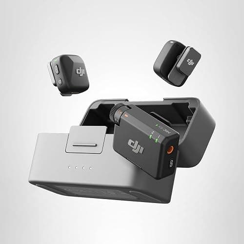 DJI Mic Mini (2 TX + 1 RX + Charging Case), Wireless Lavalier Microphone for iPhone/Camera/Android, Ultralight, Detail-Rich Audio, 48h Use, Noise Cancelling, Automatic Limiting, Vlog, Streaming thumbnail 8