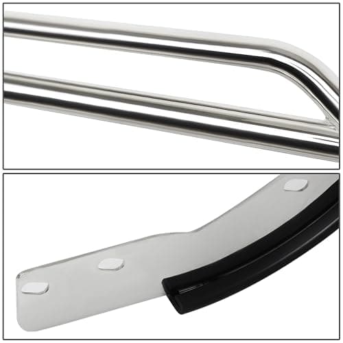 Auto Dynasty Front Bumper Protector Brush Grille Guard (Chrome) Compatible with Chevy/GMC C/K C10 Suburban/Tahoe/Yukon 88-99 thumbnail 4