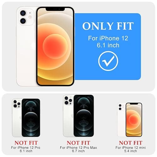 Pepmune for iPhone 12/12 Pro Case, Curly Wavy Frame Translucent Clear Hard Back Cover for Women Men Compatible with Magsafe Stylish Shockproof TPU Bumper Phone Case for iPhone 12 Pro/12, Desert Gold thumbnail 2