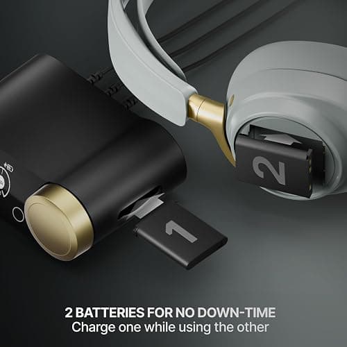 SteelSeries Arctis Nova Elite - Hi-Res Wireless Gaming Headset — 96kHz/24bit — Carbon Fiber Speakers — ANC — AI Noise Rejection — App — 2.4GHz + BT — Multi-Source Mix — OmniPlay PC+PlayStation+Xbox thumbnail 5