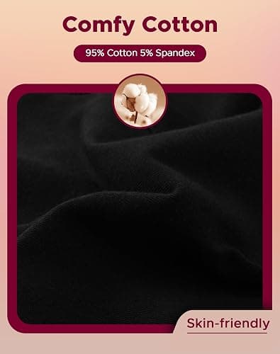 INNERSY Period Underwear for Women Teens Leak-Proof Menstrual Cotton Protective Hipster Panties 3-Pack thumbnail 5
