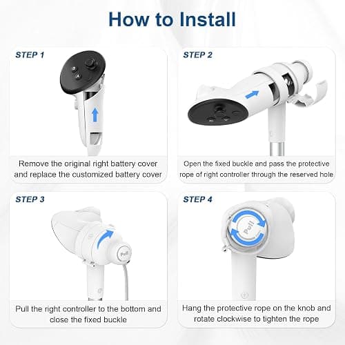 AMVR Golf Club Attachment Compatible with Meta/Oculus Quest 3S/Quest 3, Non-Slip VR Golf Handle Grip for Golf (VR Golf Club) thumbnail 8