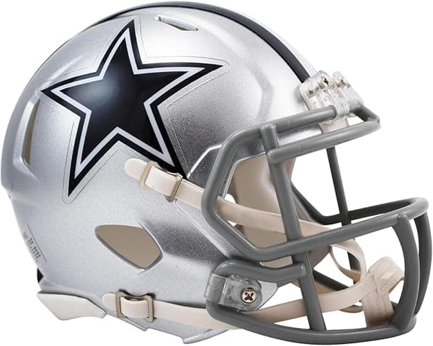 Dallas Cowboys Authentic Mini NFL Revolution Helmet by Riddell - Image 1
