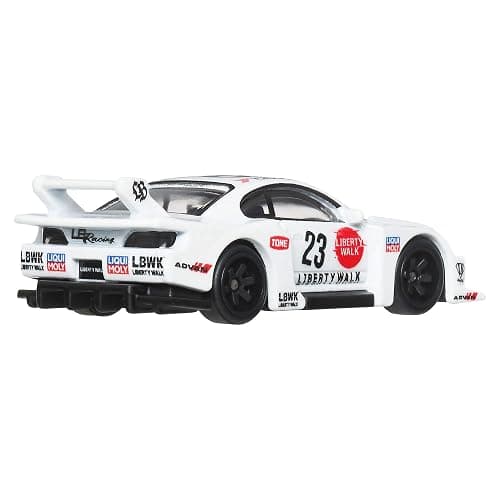 Hot Wheels Premium Car Culture LB-Super Silhouette Nissan Silvia (S15) | Vehículo de juguete a escala 1:64 de metal con neumáticos Real Riders, carrocería y chasis metálicos, Aerostyles Mix, JKF34 thumbnail 5