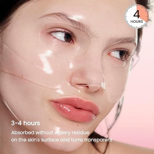 BIODANCE Bio-Collagen Real Deep Mask, Hydrating Overnight Hydrogel Mask, Pore Minimizing, Elasticity, Plumping Improvement, Korean Skincare, Stocking Stuffers for Teen Girls | 1.19oz(34g) x 4ea thumbnail 4