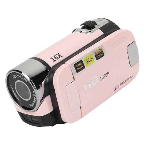 1080P Video Camera, 16MP Camcorder, 16X Digital Zoom, Vlogging Camera with Fill Light, 1/4 Inch Thread Hole, 2.4 Inch Rotatable Screen, USB Recorder (-2214230150514) thumbnail 9