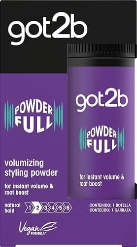 Got2B Schwarzkopf Powder'ful Unisex Root Hair Styling Powder, For Instant Volume and Root Boost, Vegan, 10g - Image 1