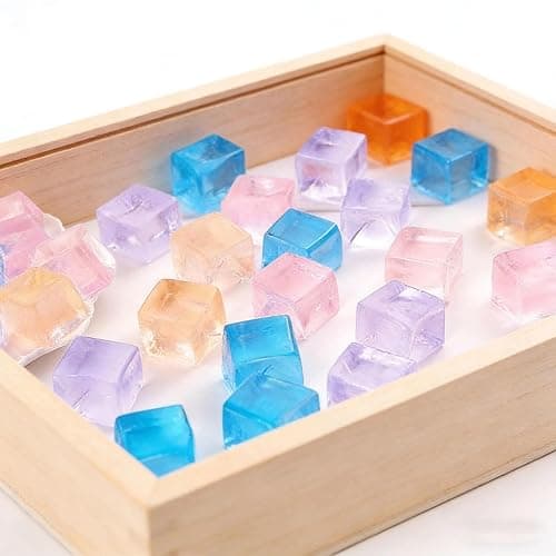 MAIKAOZAI 10Pcs Squishy Cube,Stress Balls for Adults, Fidget Sensory Toy, Cube for Anxiety Relief, Soft & Durable Squishy Fidget Toys for Office & Home thumbnail 7