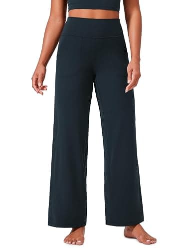 CRZ YOGA Butterlift Wide Leg Pants Pockets 29"/31"/33" - High Waisted Yoga Lounge Buttery Soft Comfy Casual Womens - Image 1