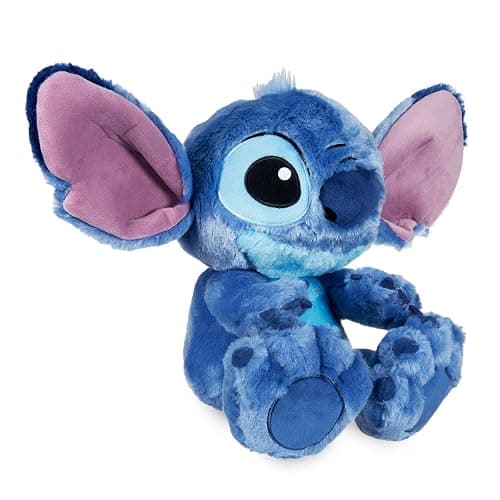 Disney Store Official Stitch Big Feet Plush - Lili & Stitch Stuffed Animal with Embroidered Features, Furry Coat & Tuft, Oversized Ears, Overstuffed feet & Appliqué Foot Pads - 11" Disney Plush - Image 1