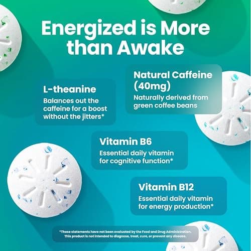 Neuro Variety Pack Gum - Energy & Focus Gum (Peppermint, Spearmint, Wintergreen) - Nootropic Supplement with Natural Caffeine + L-Theanine for Brain Health - Sugar Free, Vegan - 54 ct, 6 Pack thumbnail 3