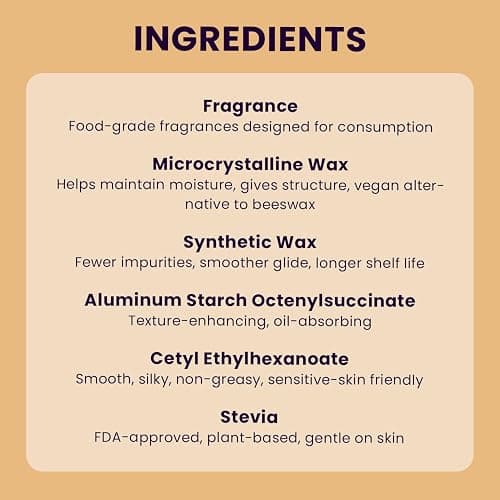 SweetSpot Flavored Solid Perfume Stick, Portable Travel Perfumes for Women, Long Lasting Fragrances, Non Sticky Formula, Natural Ingredients, Fragrance Stick (Brown Sugar Vanilla) thumbnail 5