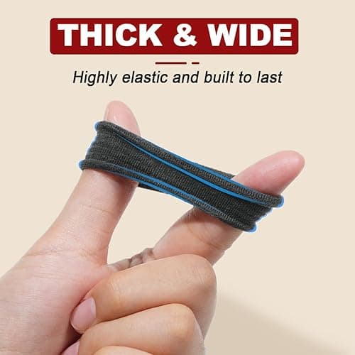 IKOCO 150PCS Hair Ties No Damage for Women, Ouchless Cotton Hair Ties for Thick Hair, Multicolor - Grey thumbnail 3