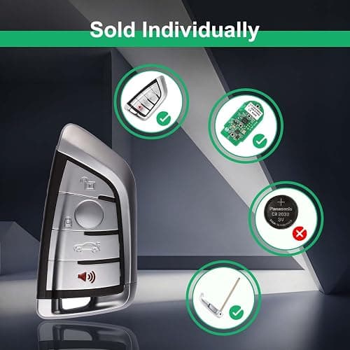 Autel Universal Key Fob for BMW, MaxiIM IKEY IKEYBW004AL, OE-Quality Smart Key Replacement, Vehicle Blank Key, Work with KM100, IMMO Learning, Key Creation/Clone, Chip Read/Write thumbnail 4