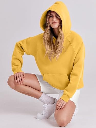 ANRABESS Women Hoodies Oversized Fleece Long Sleeve Comfy Casual Basic Pullover Sweatshirts 2025 Fall Outfits Y2K Clothes thumbnail 7