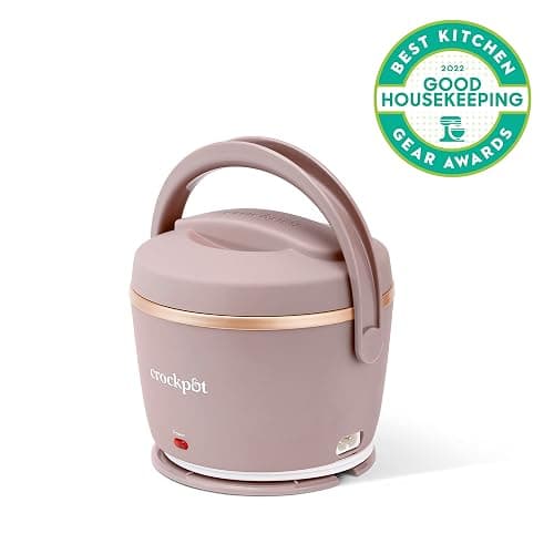 Crock-Pot 20-Ounce Electric Lunch Box, Portable Food Warmer, Blush Pink | Perfect for Travel, Car, On-the-Go | Spill-Free, Dishwasher-Safe thumbnail 7
