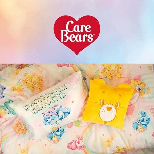 Franco Care Bears Classic Retro Rainbow Bedding 7 Piece Super Soft Comforter and Sheet Set with Sham, Queen, (100% Official Licensed Product) Collectibles thumbnail 7