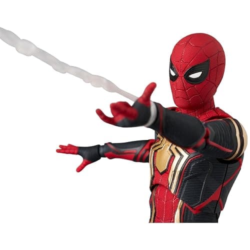 Medicom Toy MAFEX No.245 Spider-MAN Integrated Suit Action Figure Approx. 150mm (6 in) Non-Scale Fully Painted Marvel Collectible Figure thumbnail 11