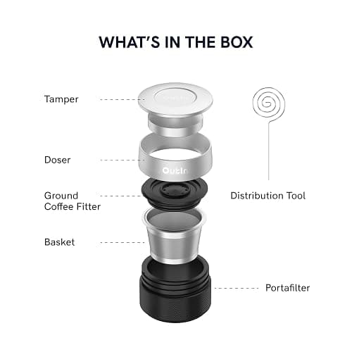 OutIn Nano Espresso Accessories Kit, Basket Plus, double shot thumbnail 2