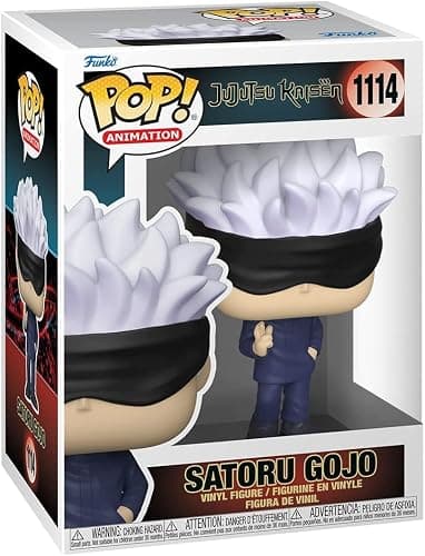 POP Jujutsu Kaisen - Satoru Gojo Funko Vinyl Figure (Bundled with Compatible Box Protector Case), Multicolor, 3.75 inches thumbnail 3