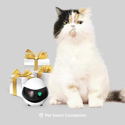 Enabot EBO SE FamilyBot Home Camera Robot: 1080P Movable Pet Camera Indoor, Battery-Operated, Auto-Recharge, Night Vision, 2-Way Talk, Local Storage, APP Control thumbnail 8