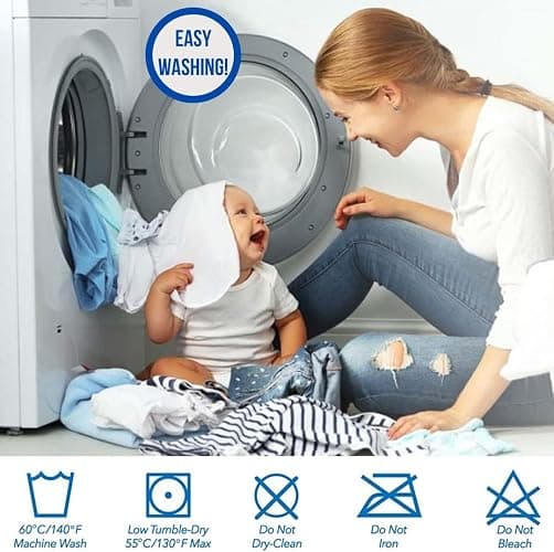 Bamboo Mattress Protector with Zipper - 100% Waterproof Full Size Cooling Mattress Cover - Ultra Soft Jacquard Fabric Breathable Noiseless Mattress Pad Cover - Zippered Mattress Encasement - Full - Bamboo thumbnail 9